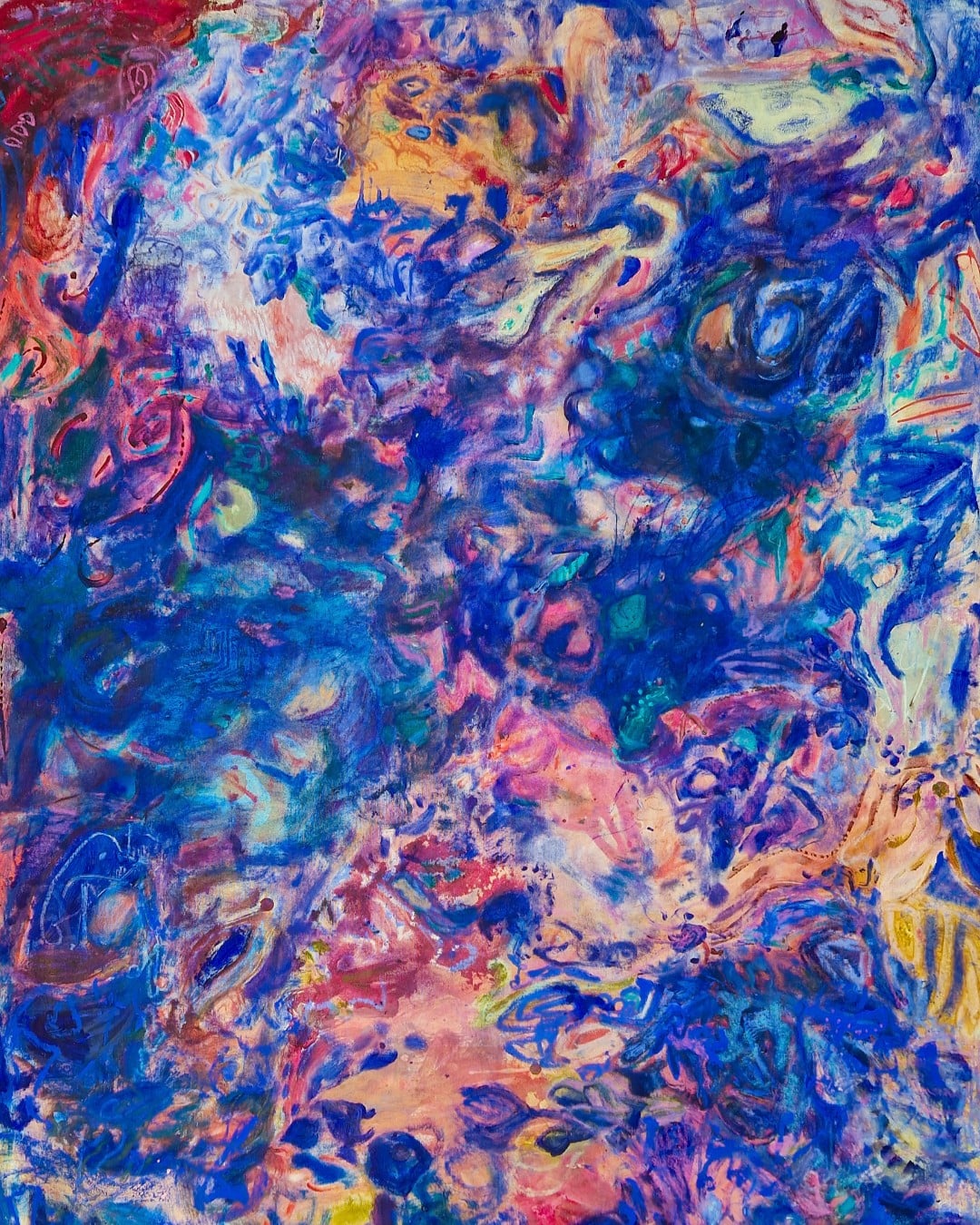 A painting by Yasmine Amal. Courtesy Galerie Siniya 28
