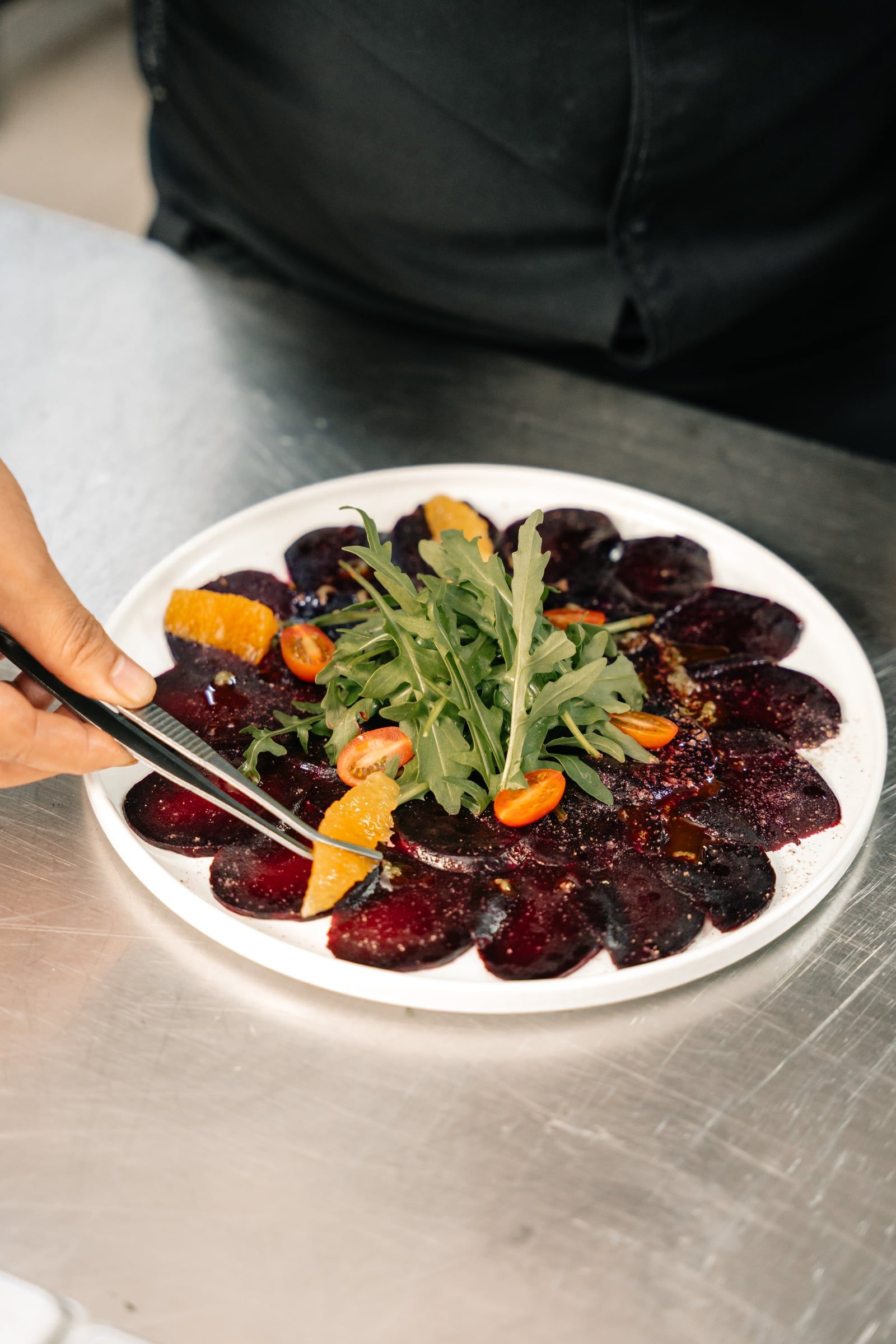 A colourful plated dish at SAMA