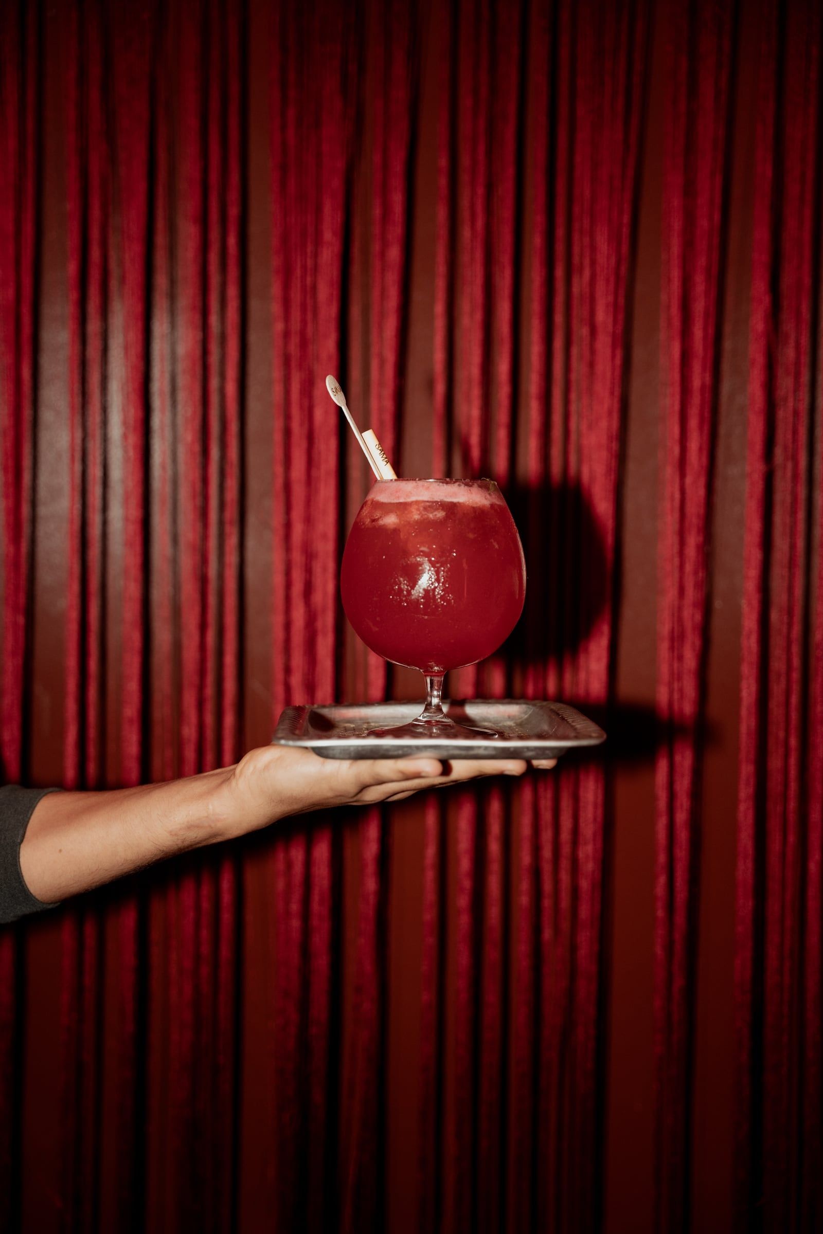 A signature cocktail at SAMA