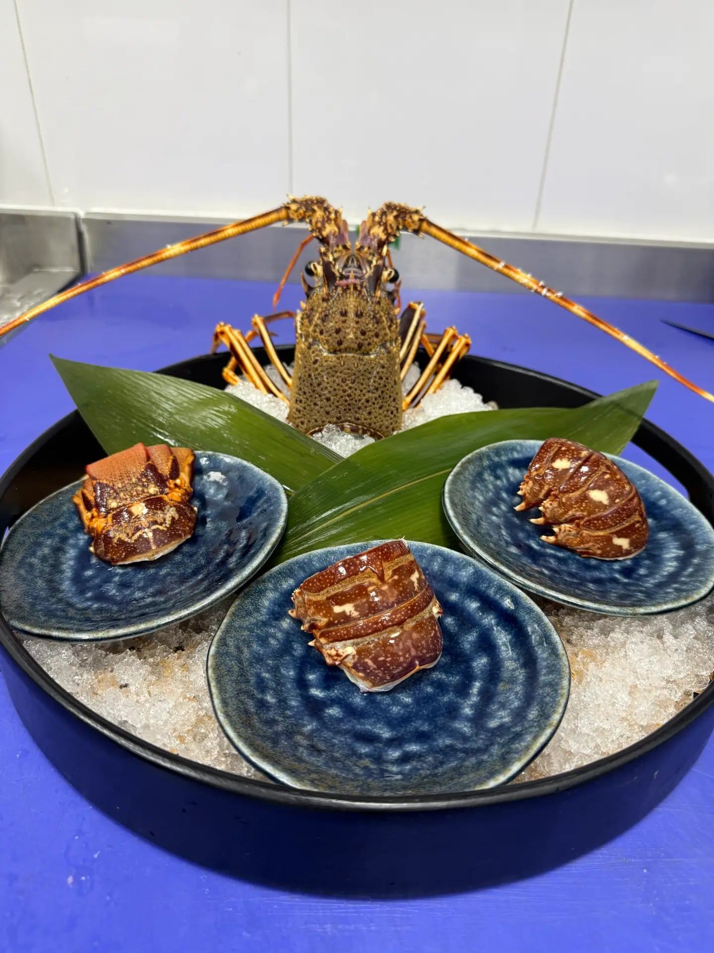 A seafood presentation at Iki - Authentic Japanese