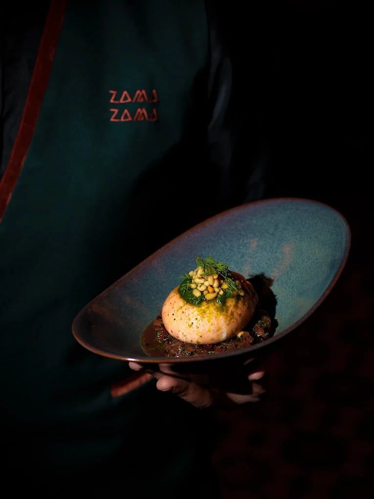 A plated dish at Zama Zama